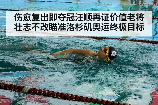 伤愈复出即夺冠汪顺再证价值老将壮志不改瞄准洛杉矶奥运终极目标